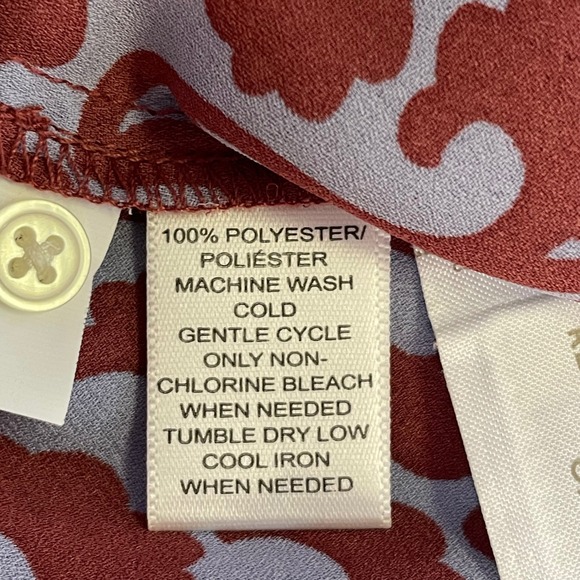 LOFT Women's XS Sleeveless Ruffle Blouse Top Floral Print Business Casual - Picture 3 of 5